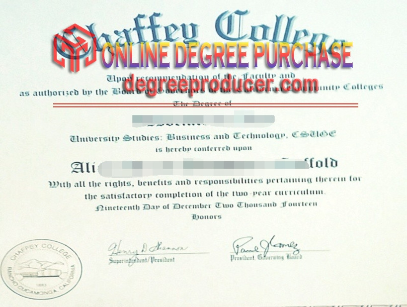Purchase Fake Chaffey College Diploma: A Guide to Authenticity