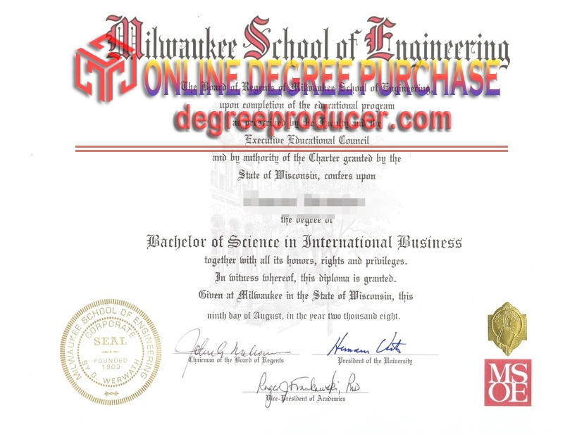 Purchase Fake Milwaukee School of Engineering Diploma: A Comprehensive Guide