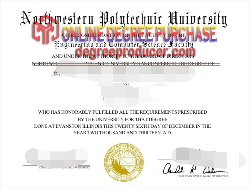 Purchase Fake Northwestern Polytechnic University Diploma: A Comprehensive Guide