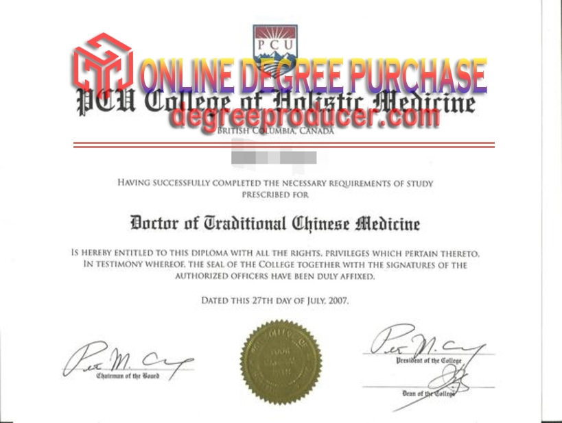 Purchase Fake PCU School of Traditional Chinese Medicine Degree: Is It Worth It?