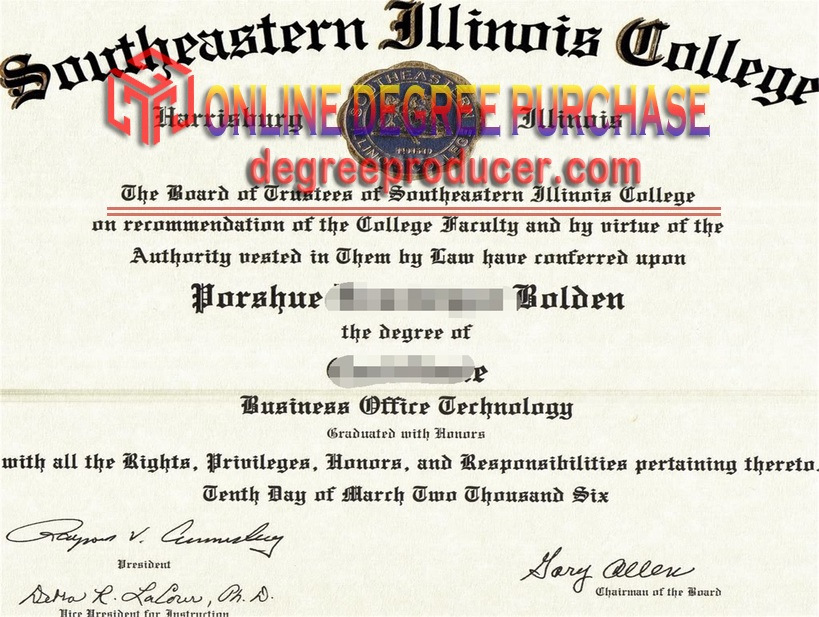 Purchase Fake Southeastern Illinois College Diploma: How to Make the Best Choice