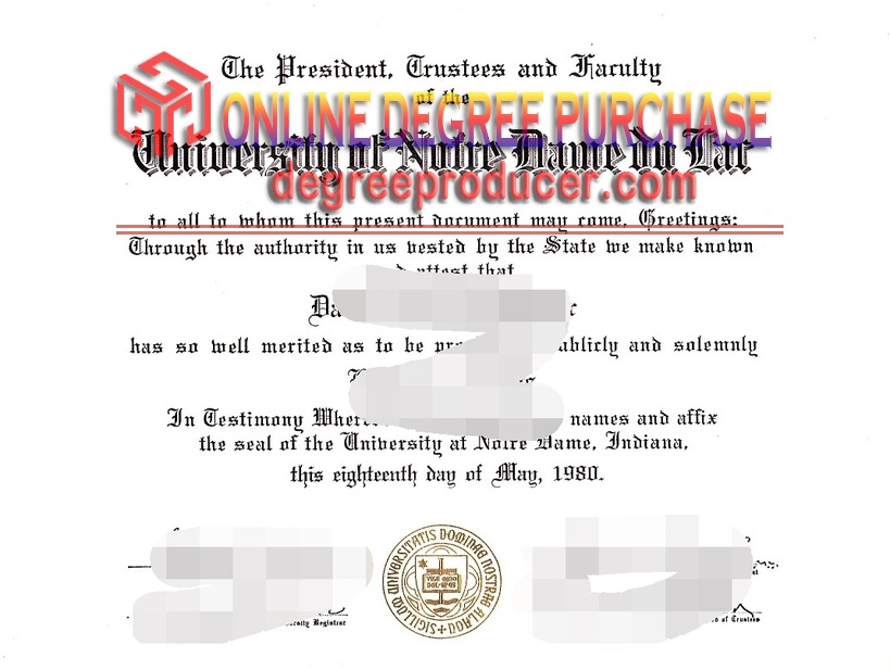 How to Purchase a Fake University of Notre Dame du Lac Diploma: A Step-by-Step Guide