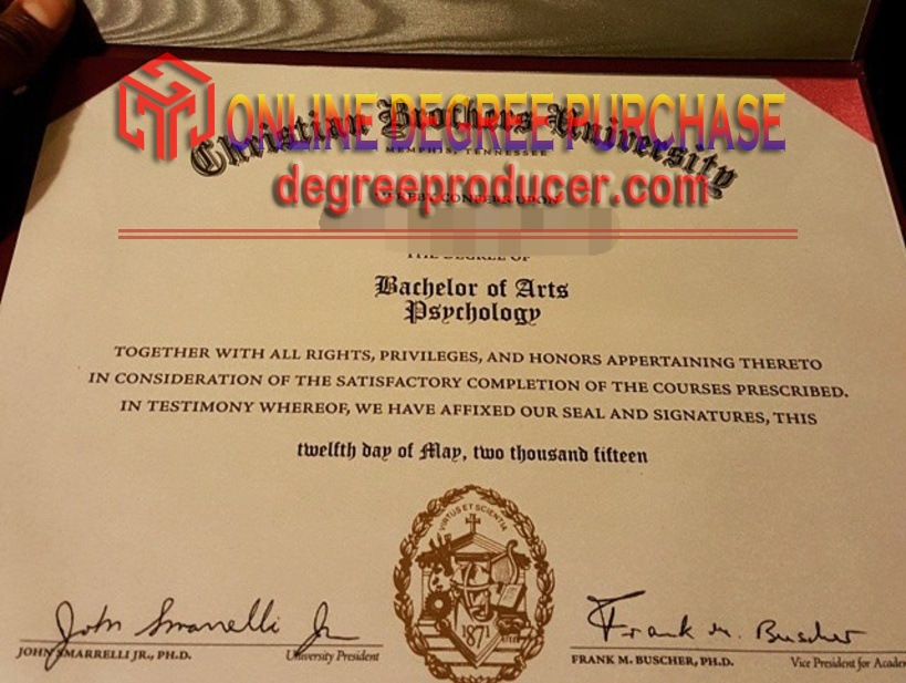 Purchase Phony Christian Brothers University Degree: A Comprehensive Guide