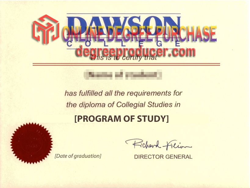 Purchase Phony Dawson College Degree: Is It Worth the Risk?