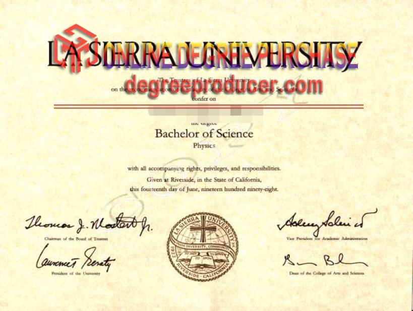 Purchase Phony La Sierra University Diploma: Is It Worth the Risk?