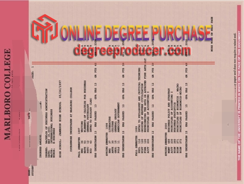 Purchase Phony Marlboro College Degree: A Step-by-Step Guide