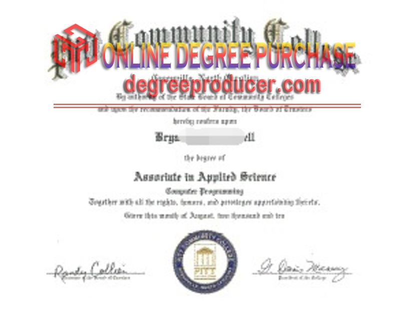 Purchase Phony Pitt Community College Diploma: A Comprehensive Guide
