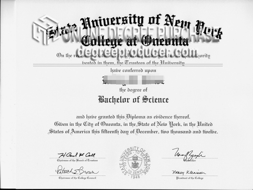 Purchase a Phony State University of New York College at Oneonta Degree: Is It Worth the Risk?