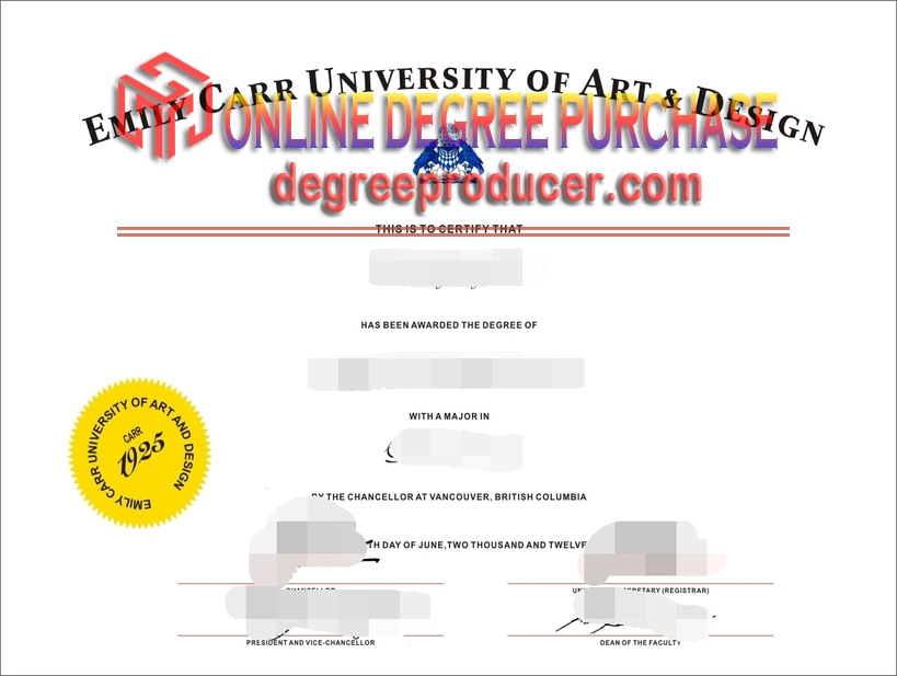 Replica Emily Carr University of Art + Design Diploma: Your Path to Recognition