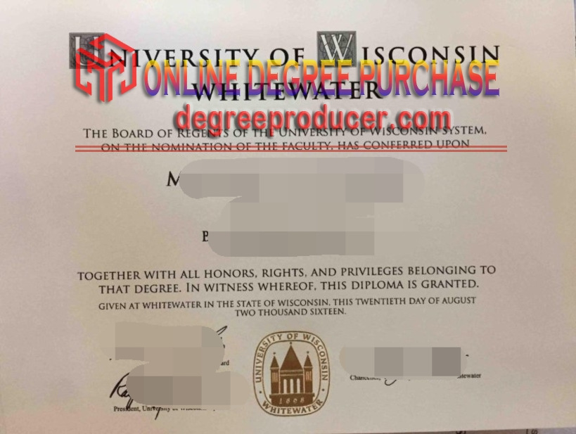 Replica University of Wisconsin Whitewater Degree: Your Path to Recognition