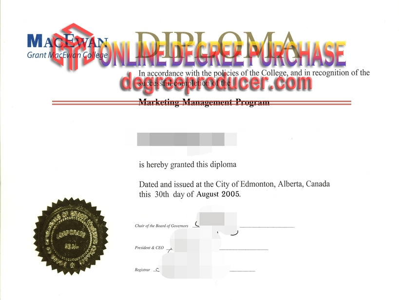 The Steps to Buy a Fake Macewan Garant Macewan College Degree