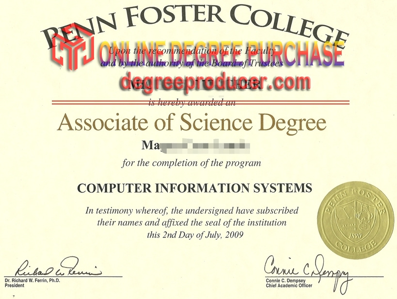 The Steps to Buy a Fake Penn Foster College Diploma