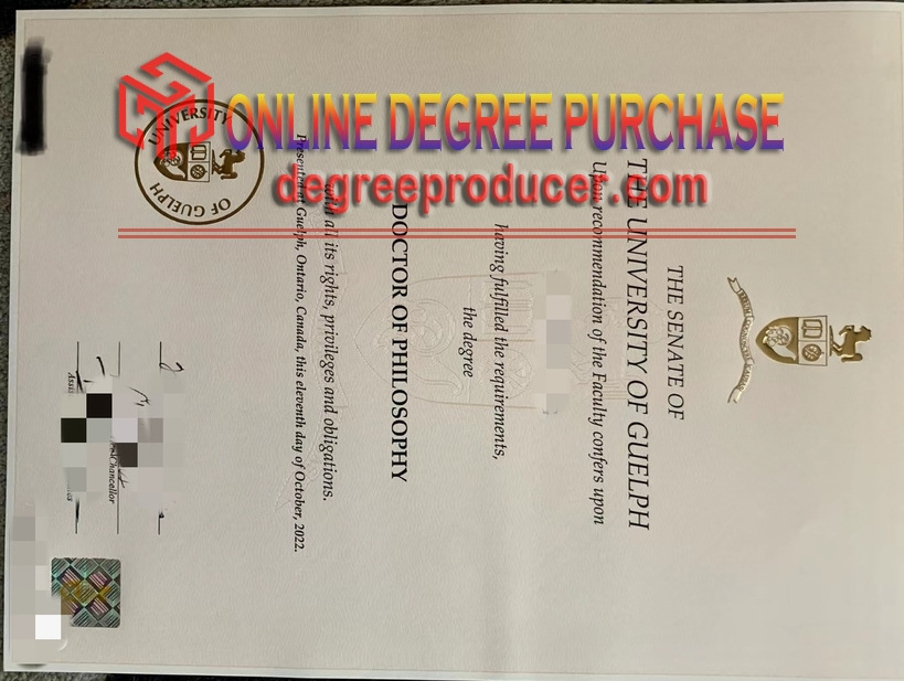 The Steps to Buy a Fake University of Guelph Diploma