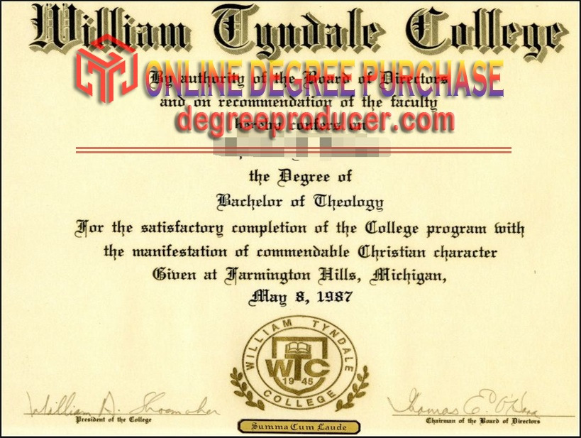 The Steps to Buy a Fake William Tyndale College Degree: A Guide