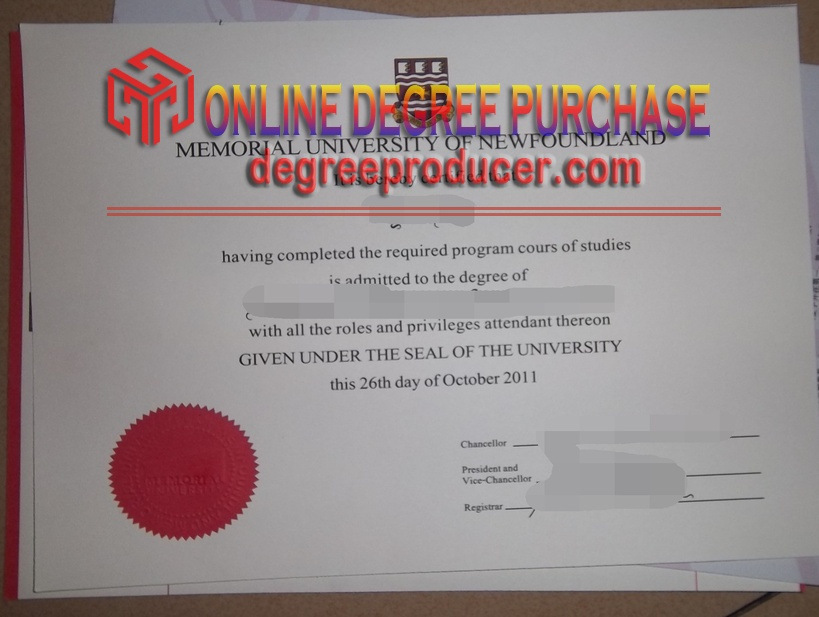 Where to Order a Fake Memorial University of Newfoundland Diploma: Top 3 Websites