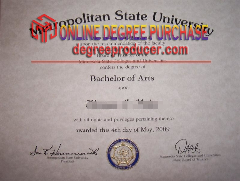 Where to Order a Fake Metropolitan State University Degree in 2023