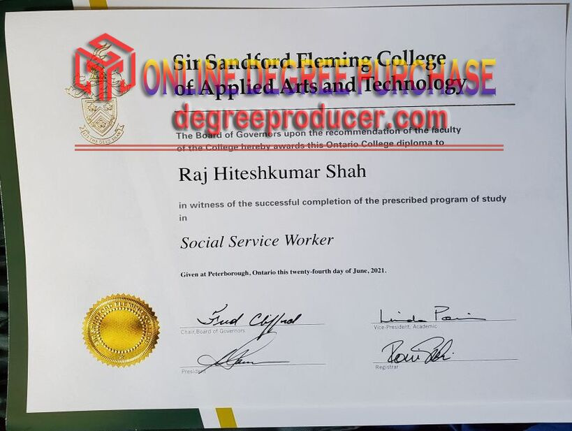 Where to Order a Fake Sir Sandford Fleming College of Applied Arts and Technology Degree?