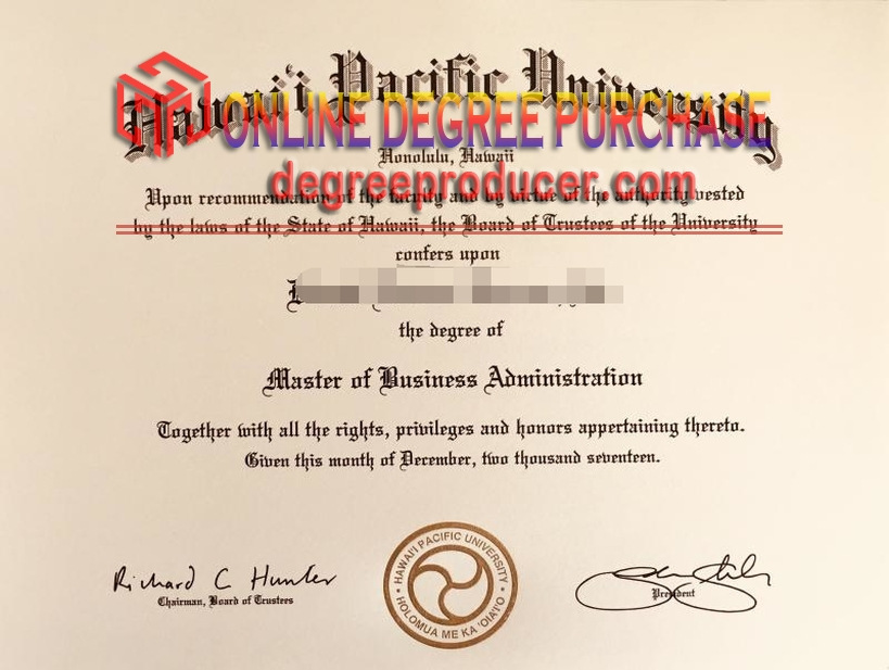 Where to Purchase a Fake Hawaii Pacific University Diploma?