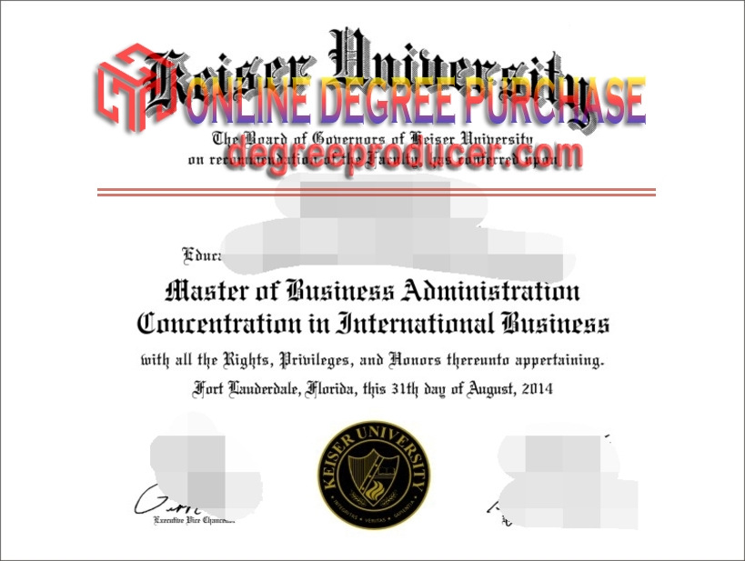 Where to Purchase a Fake Keiser University Degree: Top 5 Online Resources