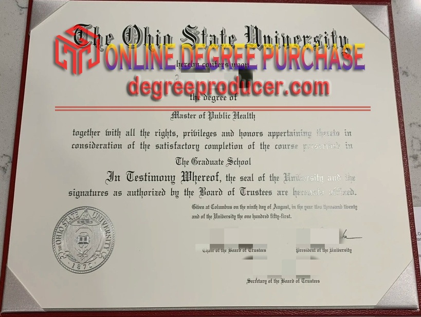 Where to Purchase Fake The Ohio State University (OSU) Diploma?
