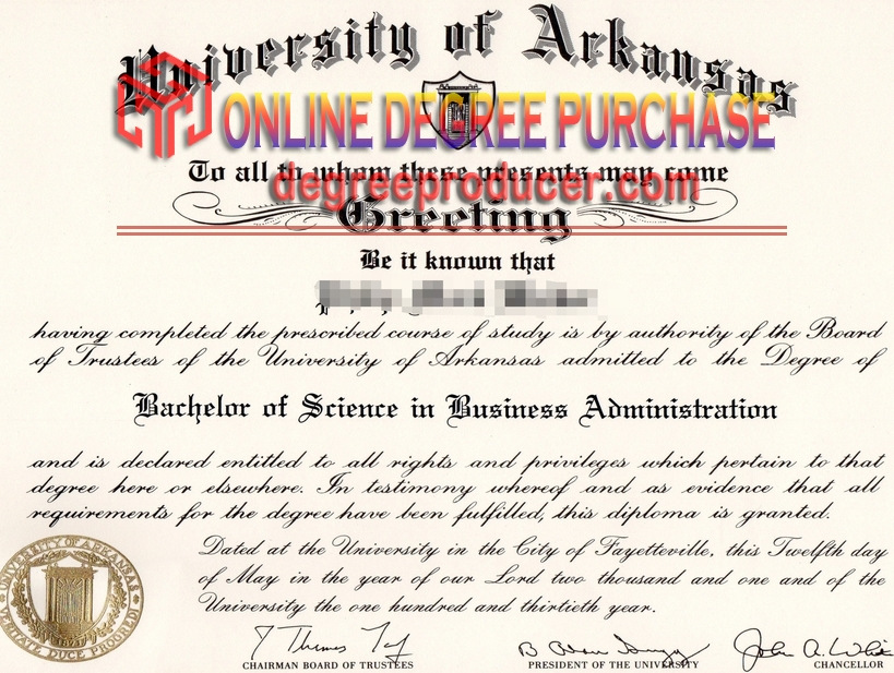 Where to Purchase a Fake University of Arkansas Diploma?