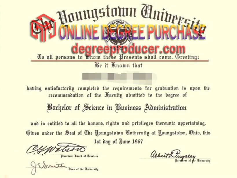 Where to Purchase a Fake Youngstown State University Diploma
