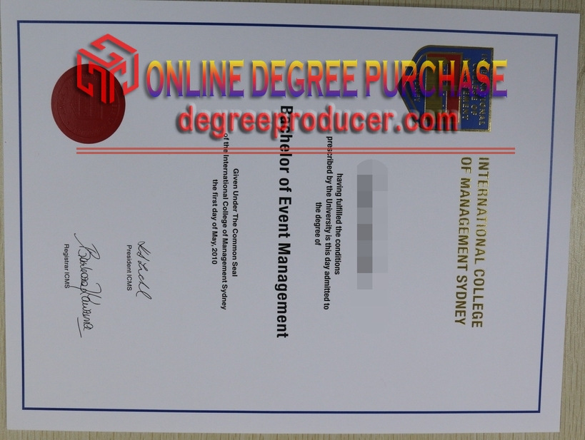 Buy Online: Unlock the Doors to an International College of Management, Sydney (ICMS) Diploma