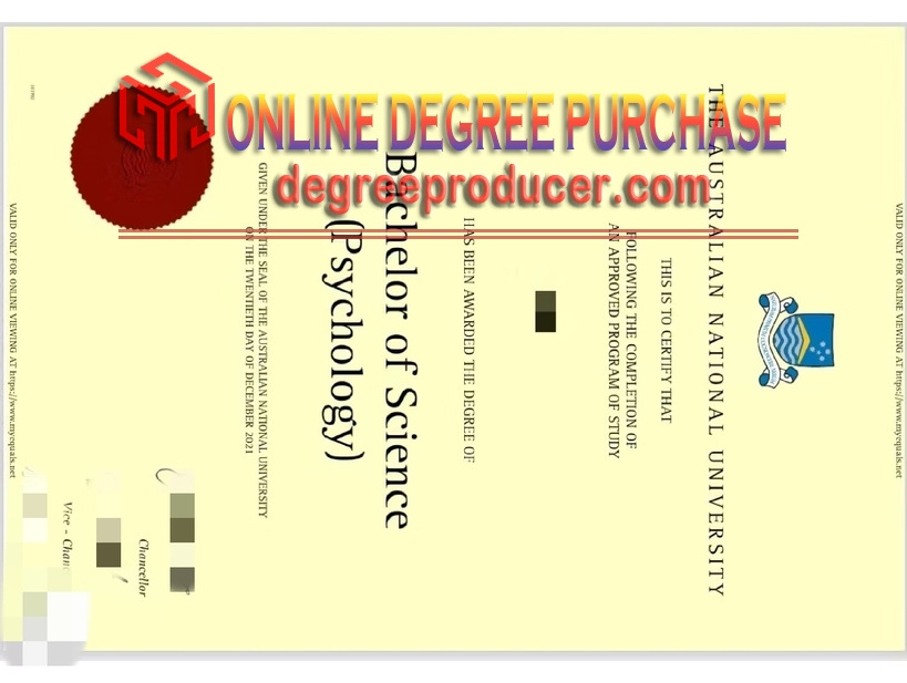 Buy Online: The Australian National University Diploma