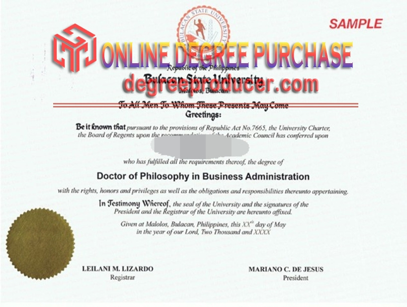 Buy Fake Bulacan State University Degree: A Comprehensive Guide