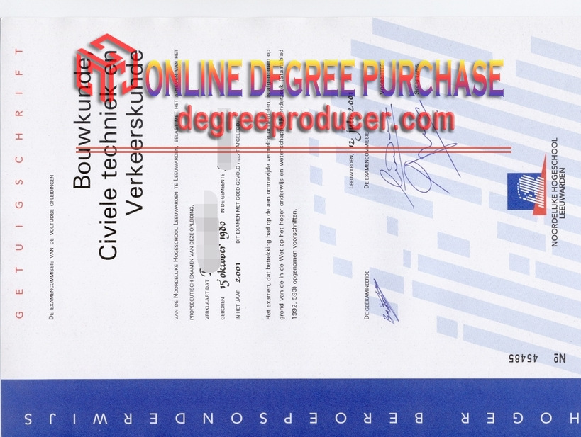 Buy Fake Noordelijke Hogeschool Leeuwarden Diploma: A Comprehensive Guide