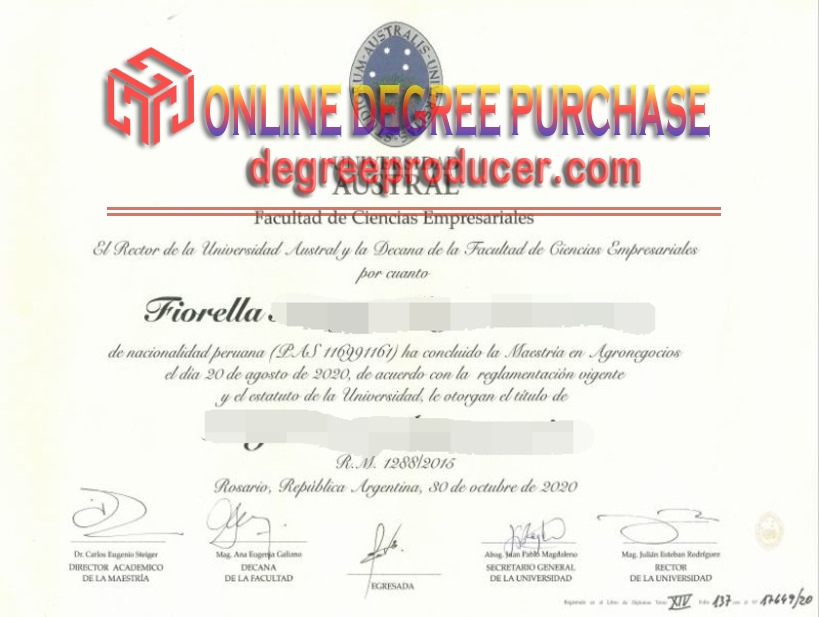 Buy Online Austral University Diploma: A Comprehensive Guide