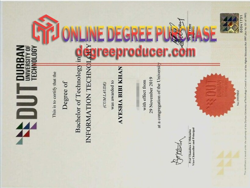 Buy Online Durban University of Technology Degree: Your Path to Success