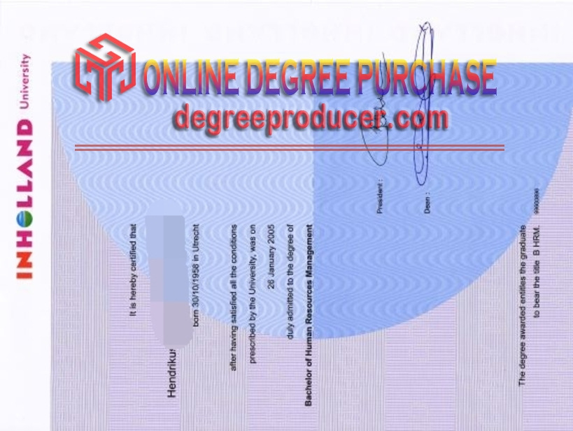 Buy Online INHOLLAND University Degree: Your Shortcut to Success