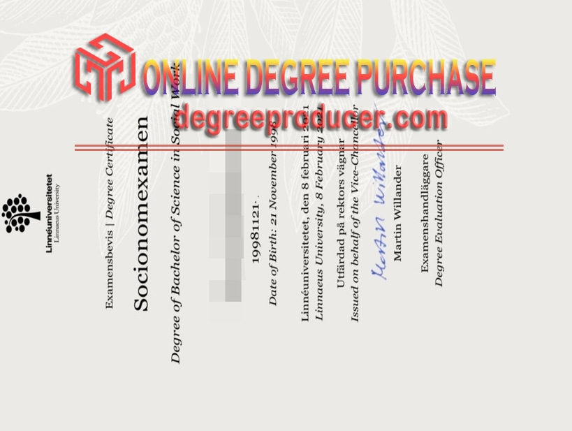 How to Copy a Fake Linnaeus University Degree: A Step-by-Step Guide