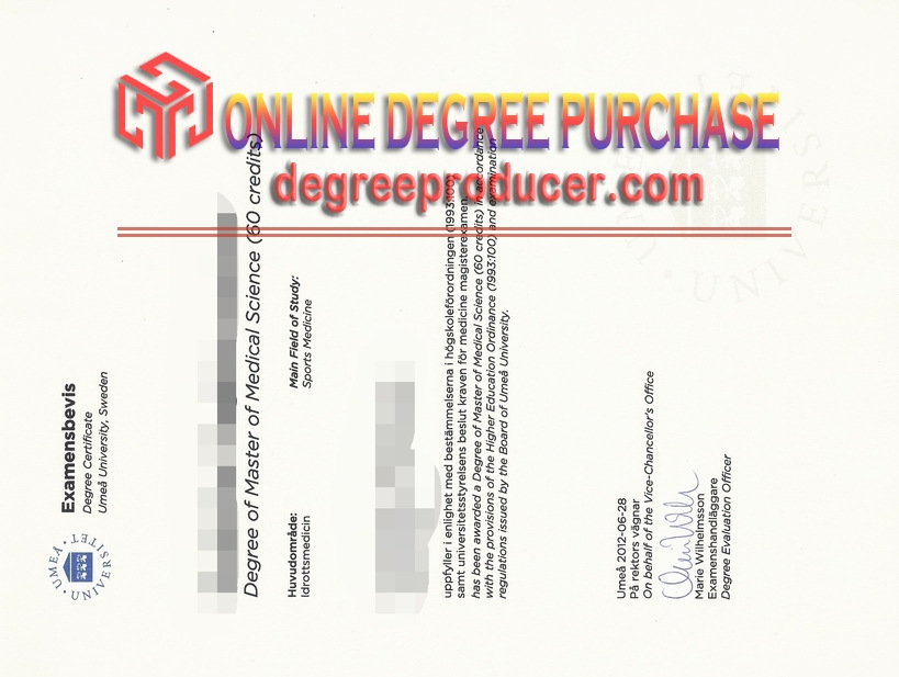 Copy Fake Umea University Degree: How to Spot and Obtain a Realistic Replica