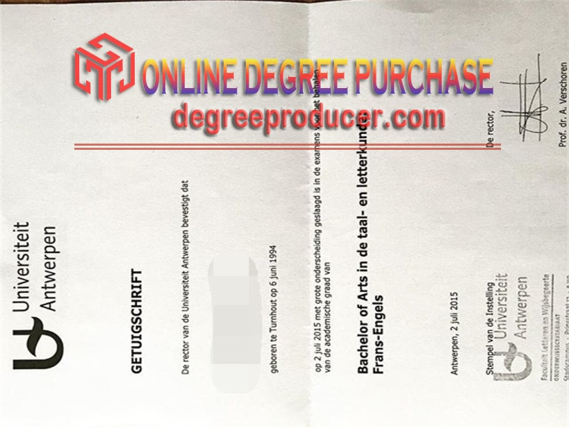 How to Copy a Fake Universiteit Antwerpen Diploma: A Step-by-Step Guide