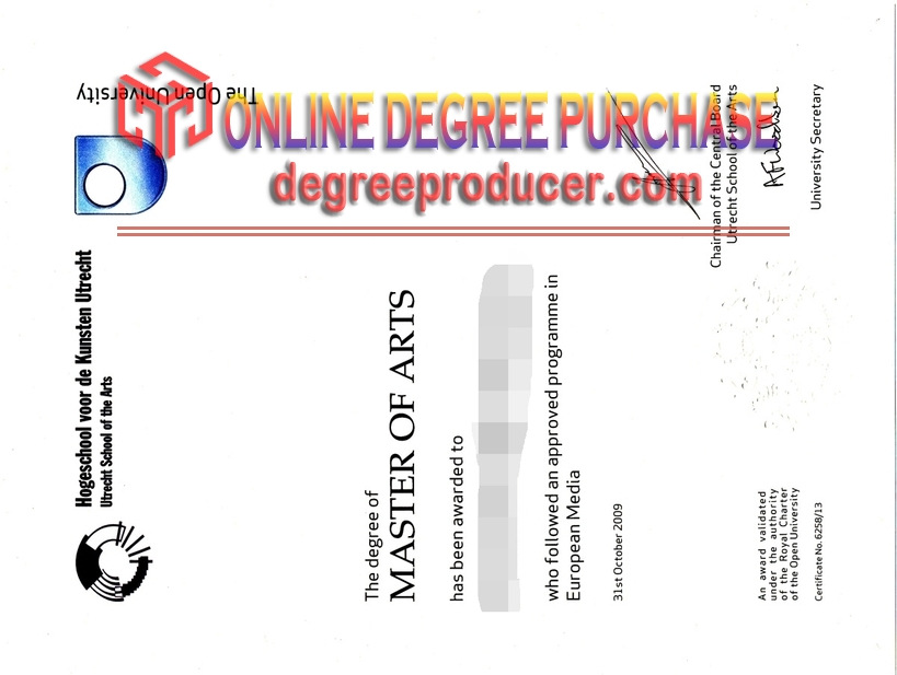 Copy of Hogeschool voor de Kunsten Utrecht Diploma: What You Need to Know