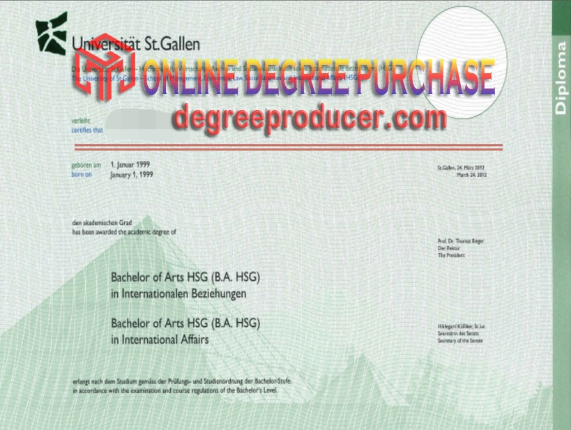 How to Buy a University of St. Gallen Diploma: A Comprehensive Guide