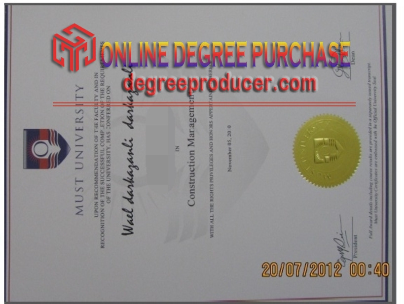How Fast Can You Get a Fake Egyptian University of Science and Technology Diploma?