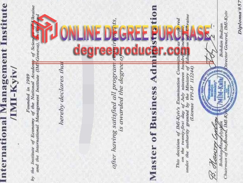 How Fast Can You Get a Fake International Management Institute Diploma?