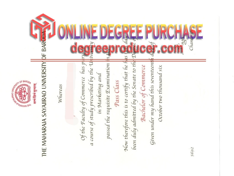 How Fast Can You Get a Fake Maharaja Sayajirao University of Baroda Degree?