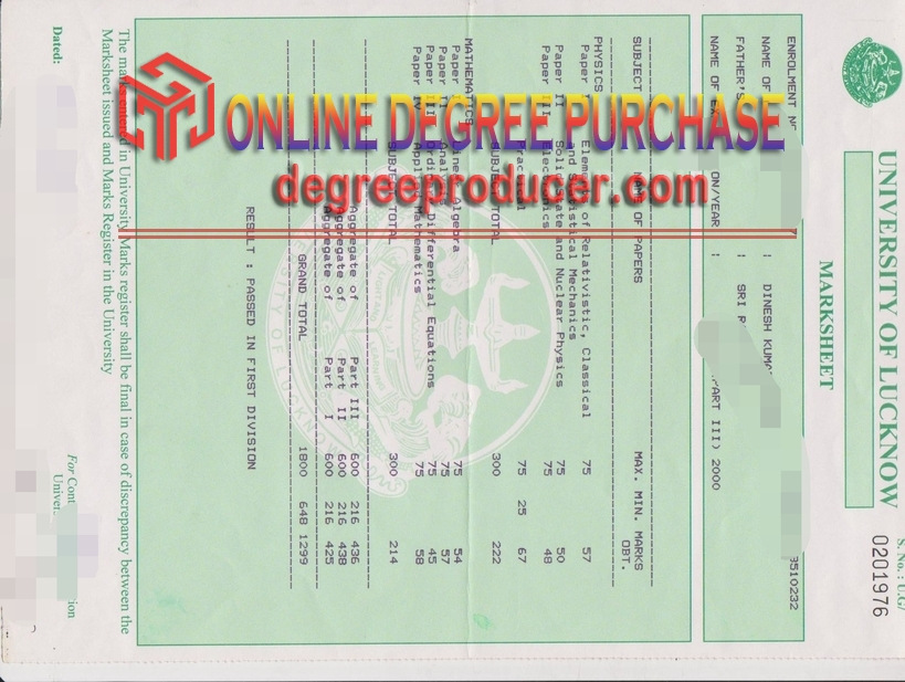How Fast Can You Get a Fake University of Lucknow Diploma?