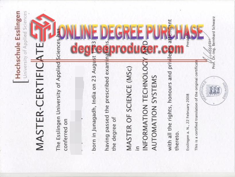 How to Buy a Fake Hochschule Esslingen University of Applied Sciences Degree: A Step-by-Step Guide