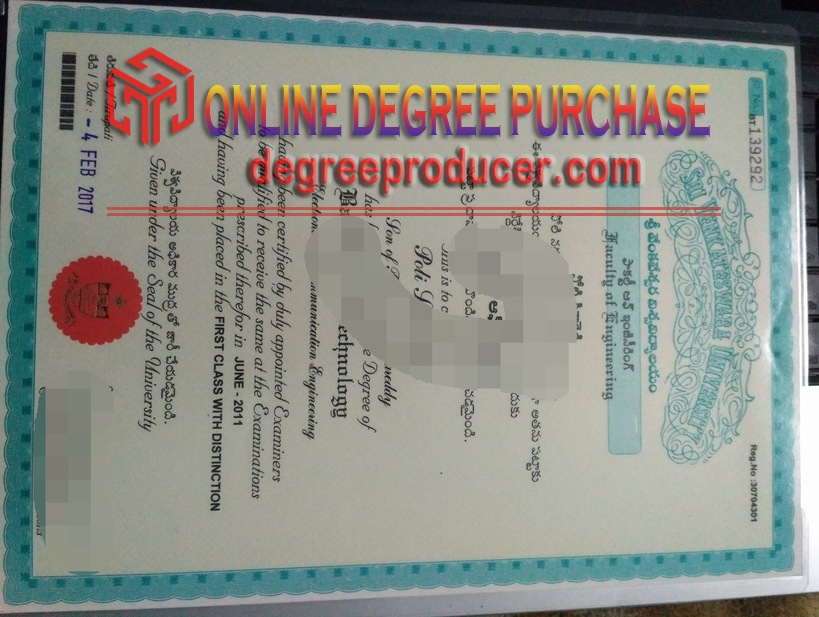 How to Buy Fake Sri Venkateswara Vedic University Degree