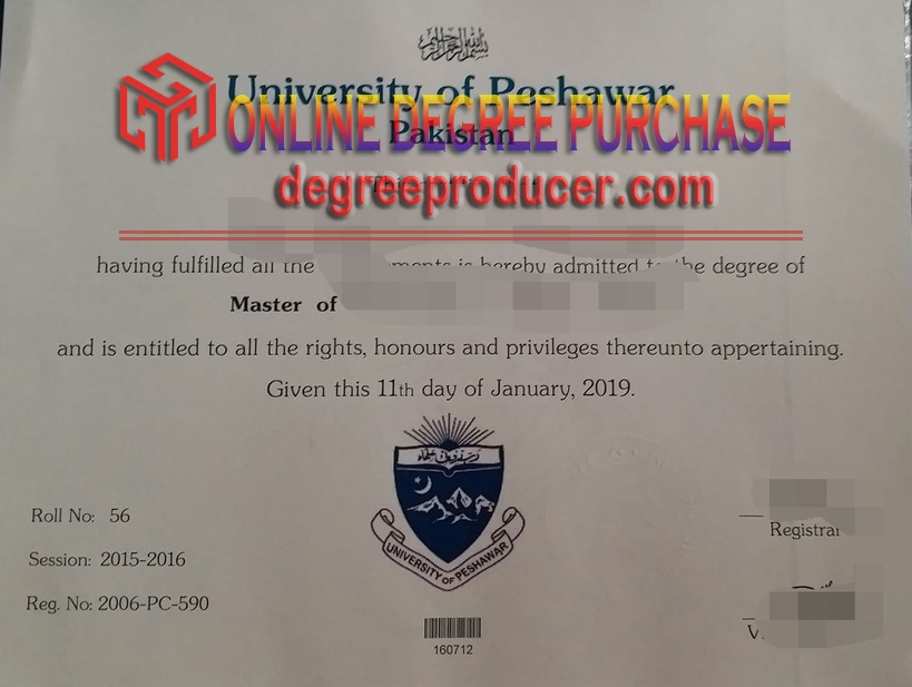 How to Buy a Fake University of Peshawar Degree Online