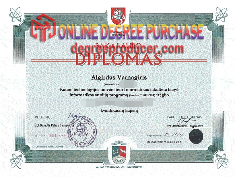 How to Buy a Phony Kauno Technologijos Universitetas Diploma