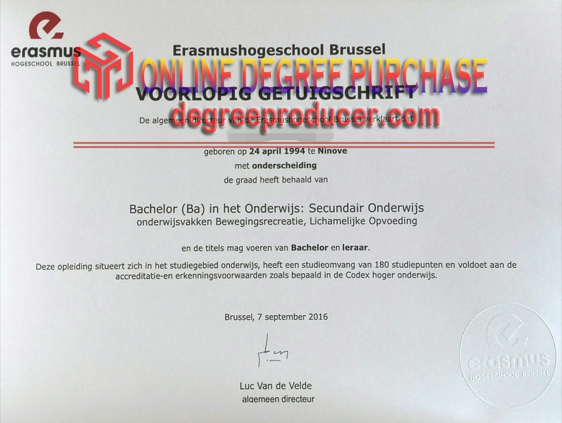 How to Create a Fake Erasmus Hoge School Brussels Degree: A Step-by-Step Guide