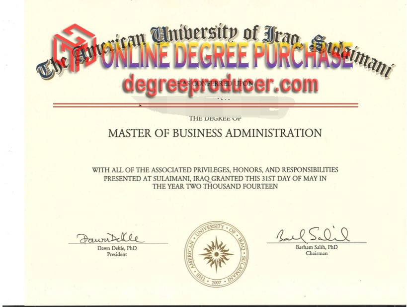 How to Order a Fake American University of Iraq Sulaimani Degree: A Step-by-Step Guide