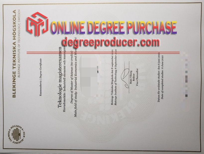 How to Purchase a Fake Blekinge Institute of Technology Degree: A Step-by-Step Guide