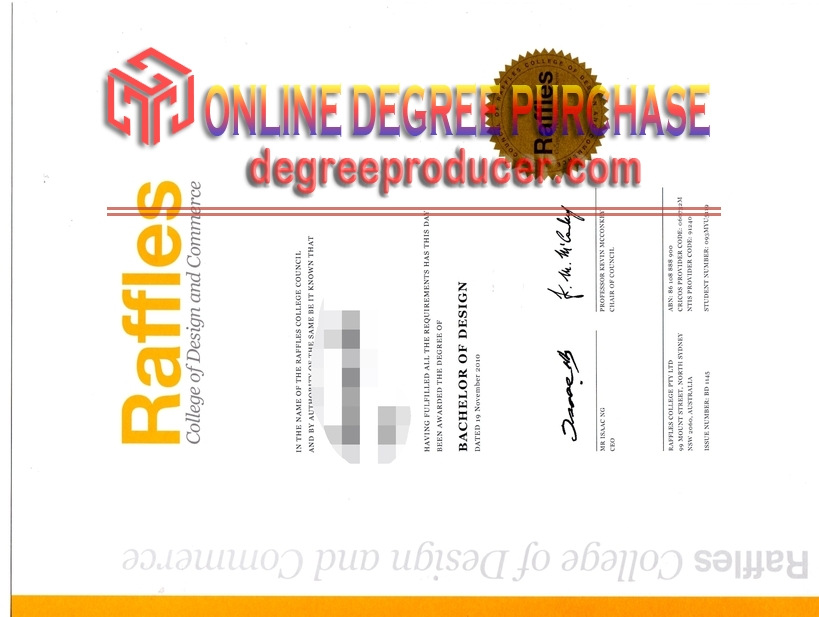 How to Purchase a Fake Raffles College of Design & Commerce Degree: Step-by-Step Guide